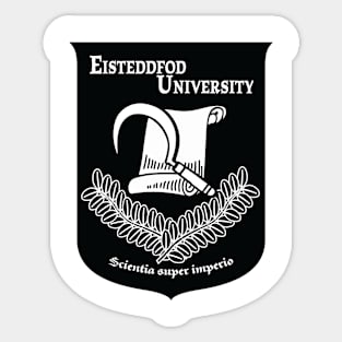 Eisteddfod University Crest Sticker